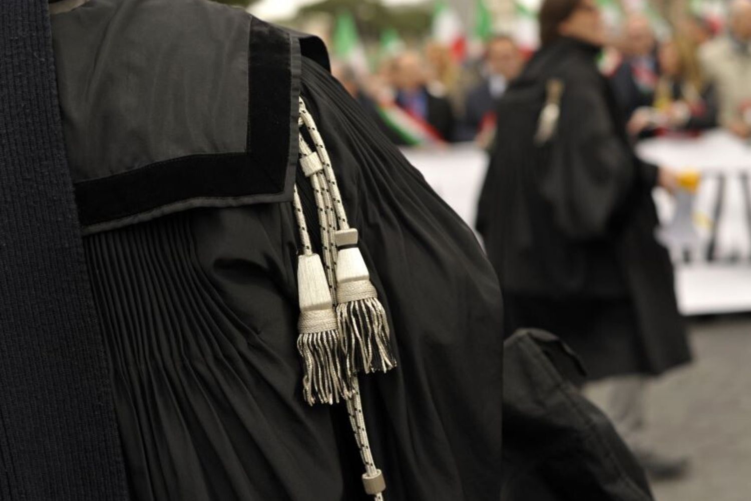 La toga di un avvocato