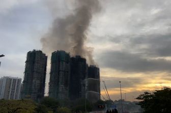 Incendio grattacieli a Hong Kong