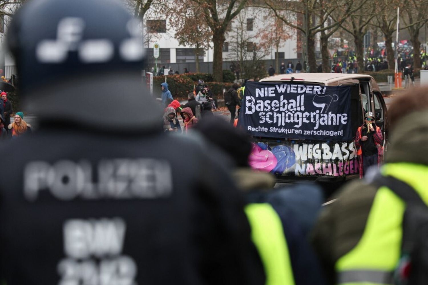 Le manifestazioni a Giessen