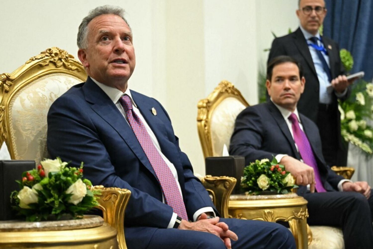 L'inviato speciale della Casa Bianca per il Medio Oriente, Steve Witkoff (a sinistra), e il Segretario di Stato americano Marco Rubio