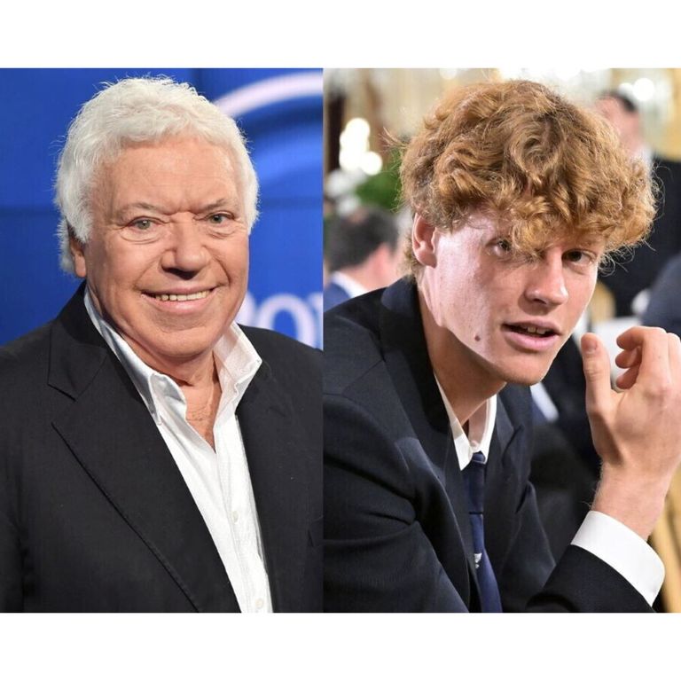 Nicola Pietrangeli e Jannik Sinner