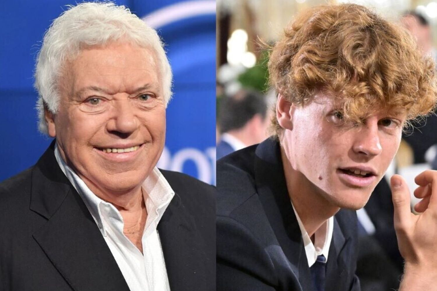 Nicola Pietrangeli e Jannik Sinner