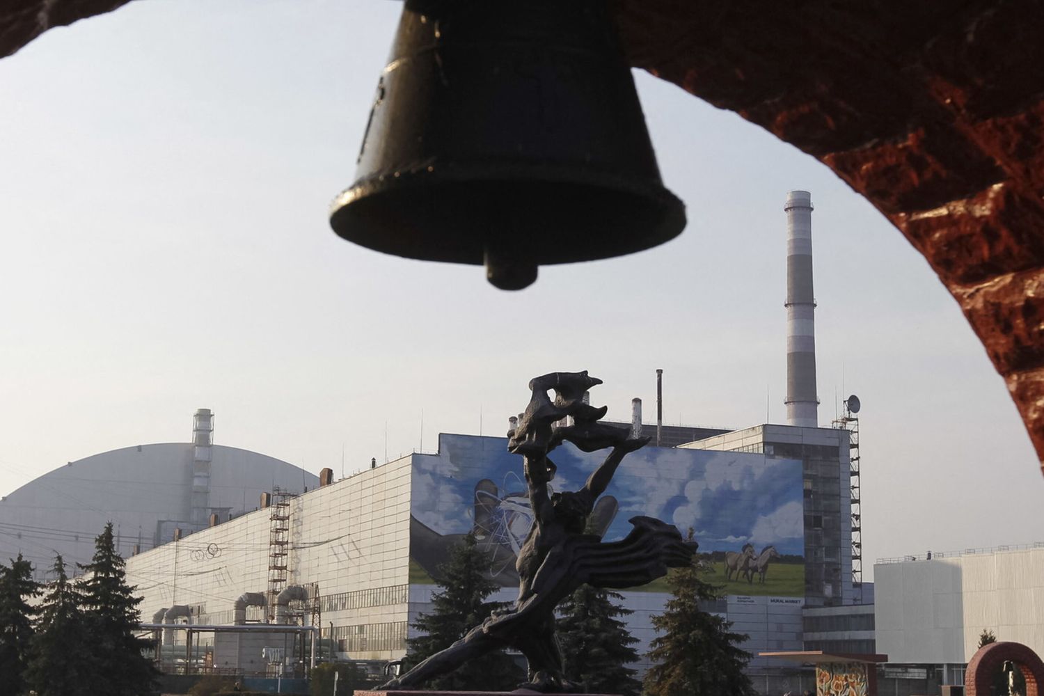 Il sarcofago della centrale di Chernobyl