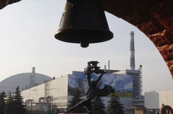 Il sarcofago della centrale di Chernobyl