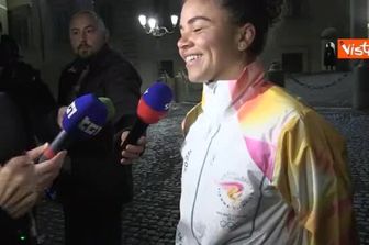 Paolini: "Il Presidente Mattarella mi ha dato il suo in bocca al lupo"