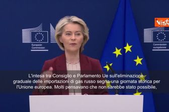 Von der Leyen: Stop al gas russo dal 2027, giorno storico per Ue
