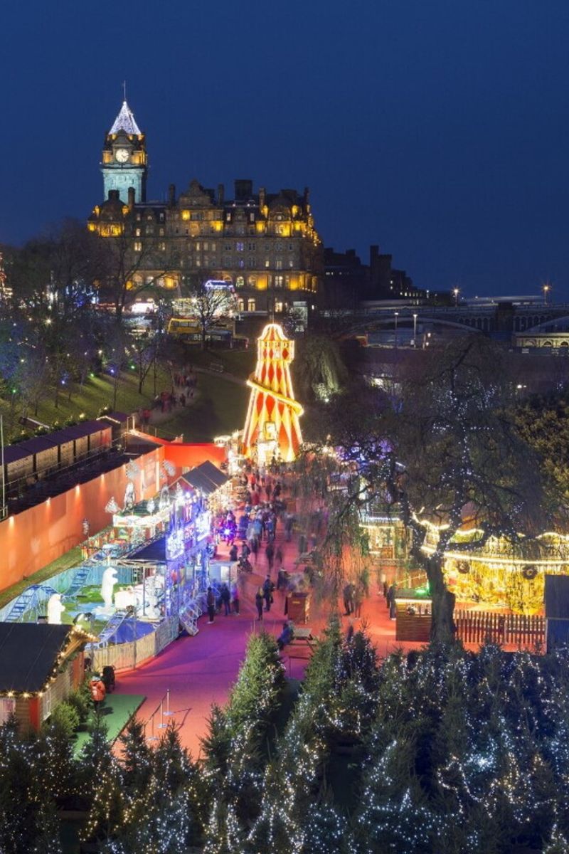 Mercato di Natale di Edimburgo