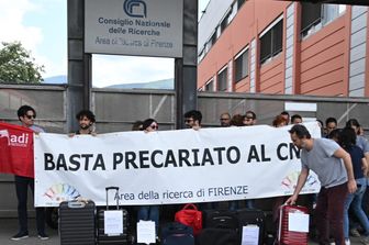 Protesta precari Cnr