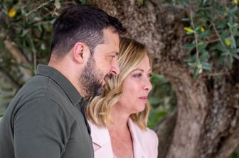 Giorgia Meloni - Vlodomyr Zelensky