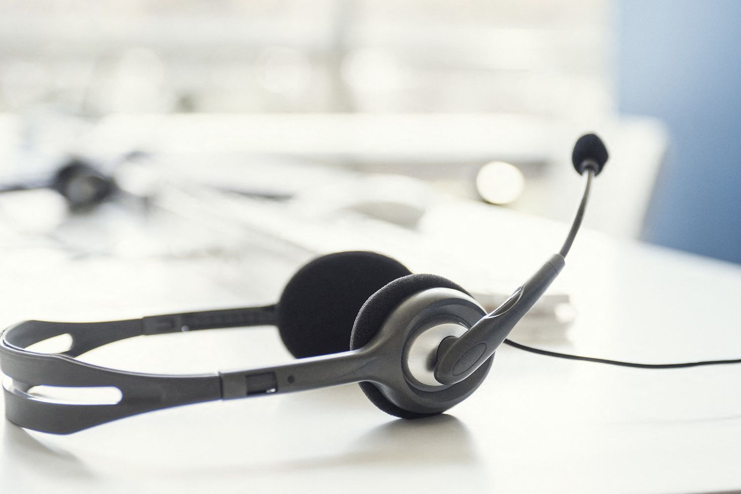 La postazione di un call center &nbsp;