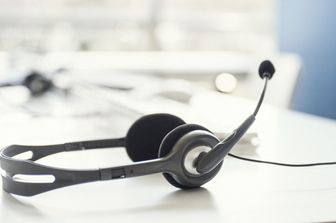 La postazione di un call center &nbsp;