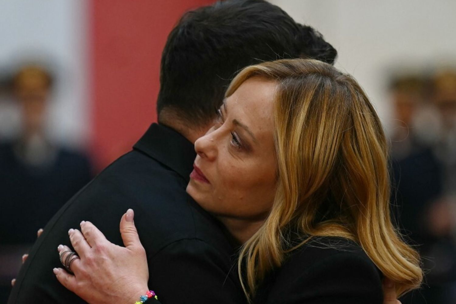 Meloni riceve Zelensky a Palazzo Chigi