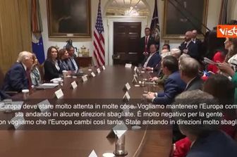 Trump: L'Europa sta andando in alcune direzioni sbagliate, è un male per i cittadini