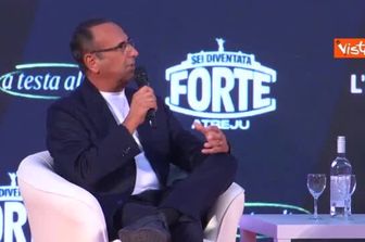 Carlo Conti scherza ad Atreju: Preoccupato perché quest'anno poca polemica a Sanremo