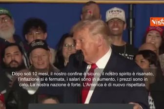 Trump in Pennsylvania: In soli 10 mesi l'America è tornata, più forte e rispettata che mai