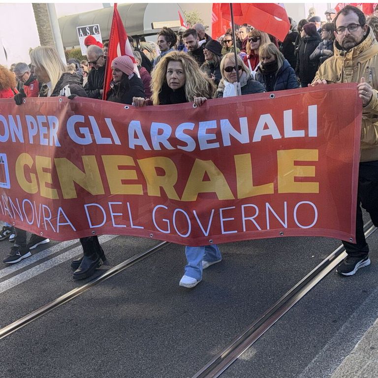 Corteo della CGIL a Roma