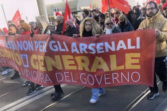 Corteo della CGIL a Roma