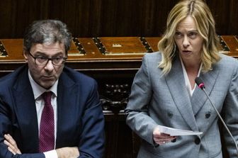 Giorgia Meloni e Giancarlo Giorgetti