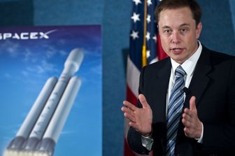 &nbsp;Elon Musk, ad di Space X