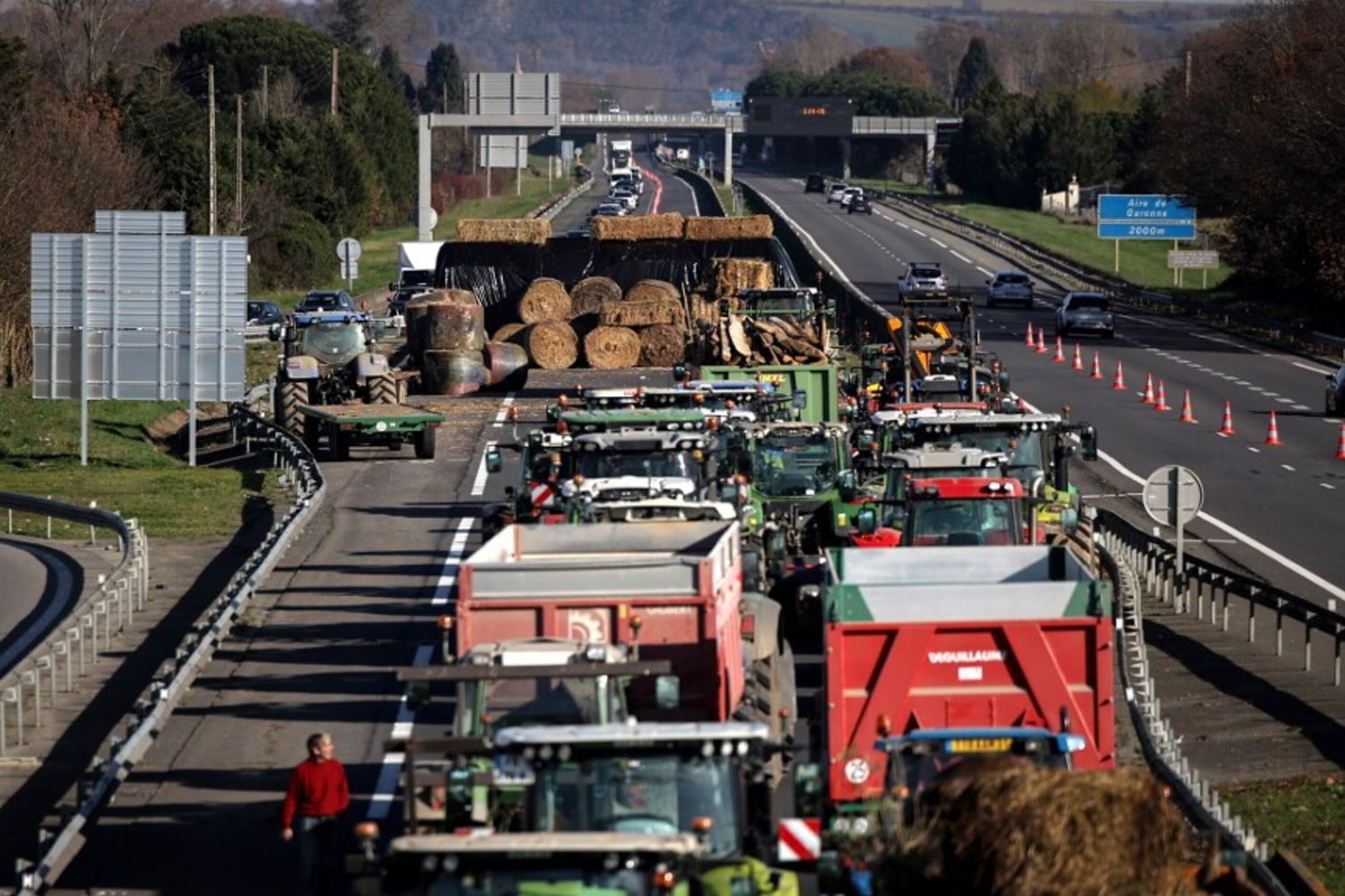 Protesta allevatori in Francia