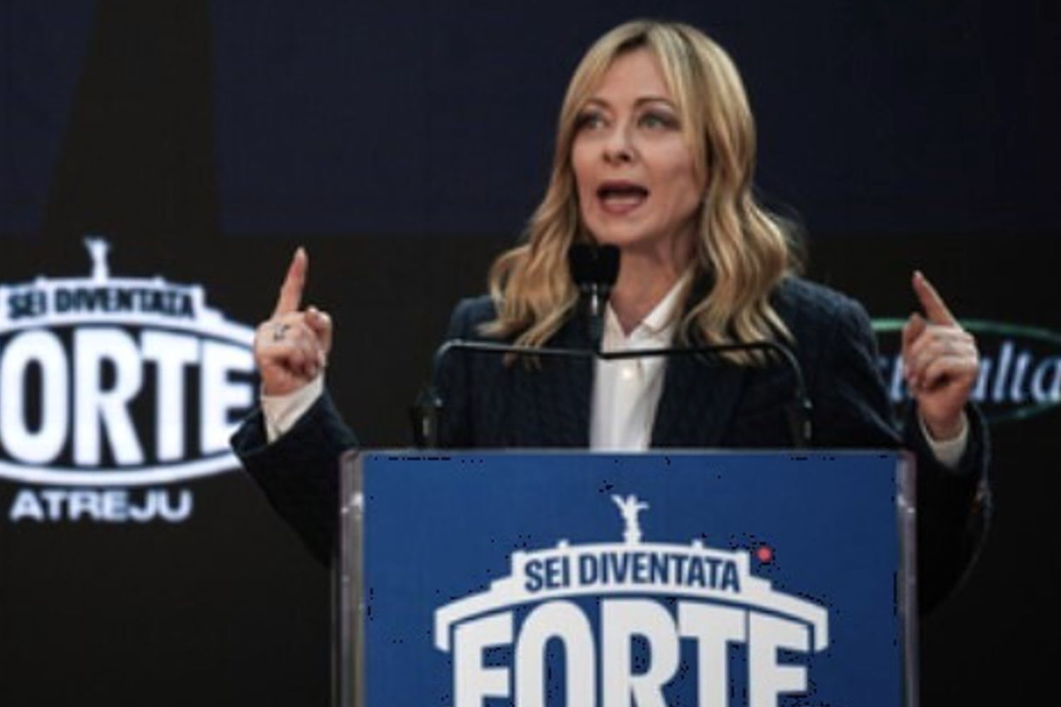 Giorgia Meloni ad Atreju