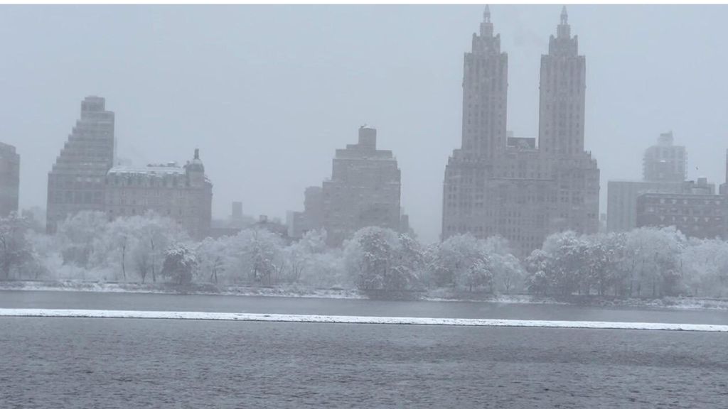 New York sotto la neve