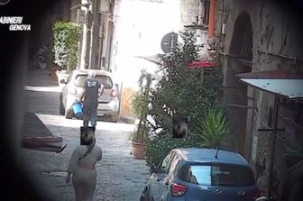 Riprese dei carabinieri a Genova