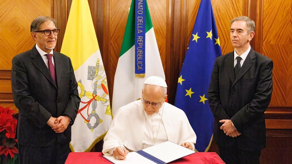 Papa Leone al Senato