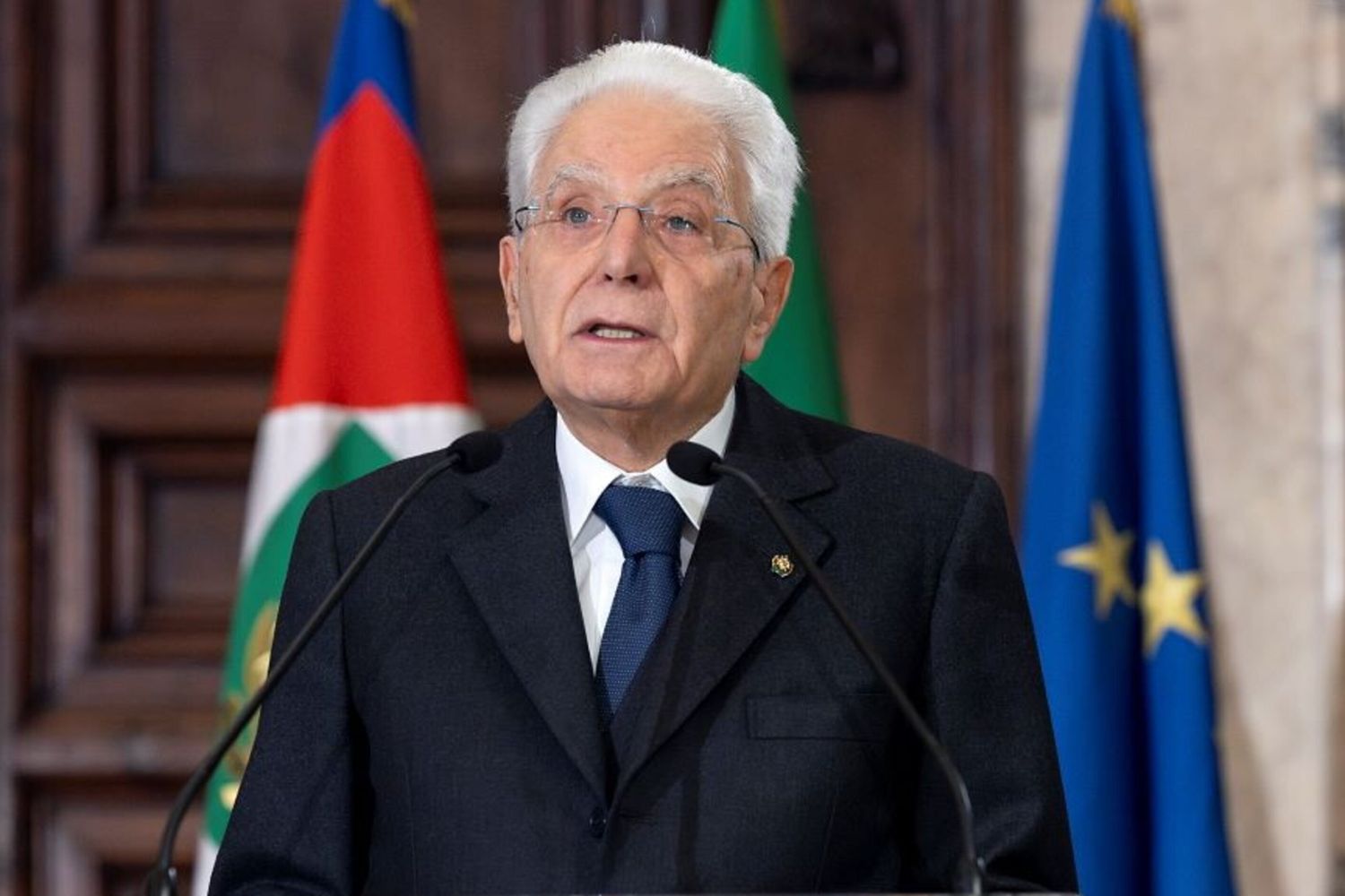 Il Capo dello Stato Sergio Mattarella