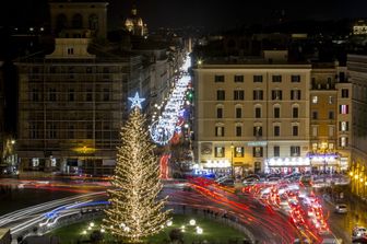 &nbsp;L'albero di Natale a Piazza Venezia, Roma&nbsp;