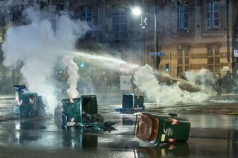 Manifestazione indetta dai militanti del centro sociale Askatasuna