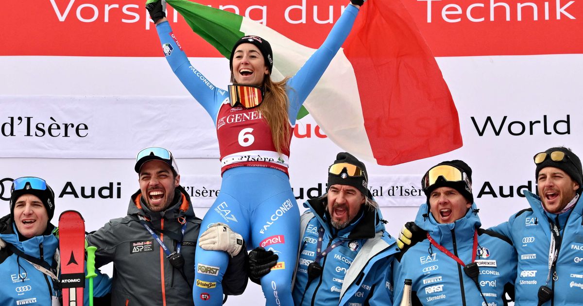 Goggia, il trionfo in SuperG e il messaggio di Gasperini