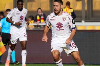 L'attaccante del Torino Nikola Vlasic