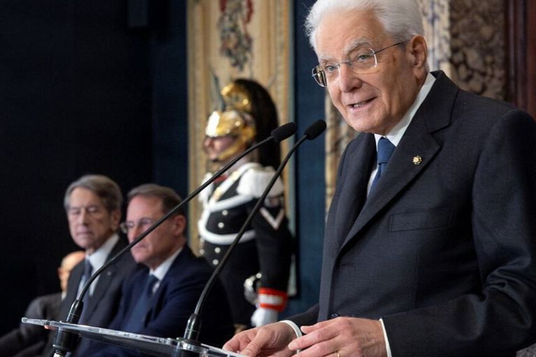 Il Capo dello Stato Sergio Mattarella