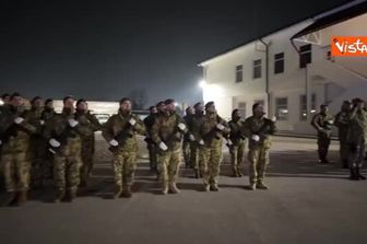 Crosetto a Sarajevo visita truppe italiane della missione Eufor Althea in Bosnia Erzegovina