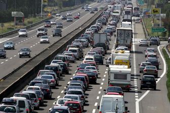Traffico su un'autostrada