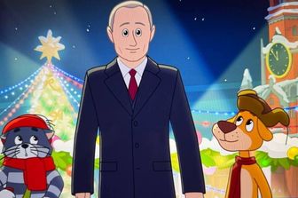 Putin in versione cartoon