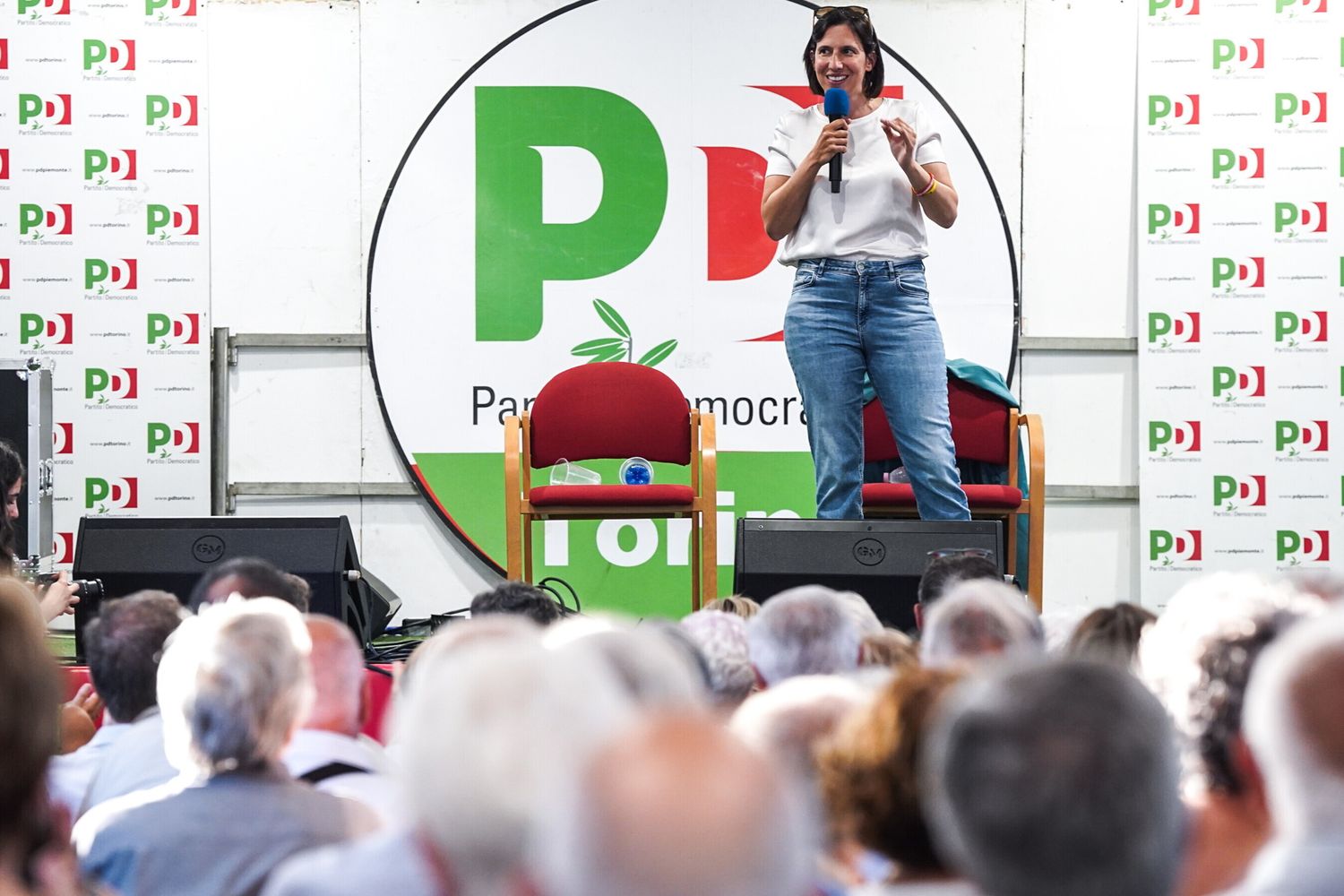 la tre giorni di lavori organizzata dalle tre anime della maggioranza Pd che la sostengono.