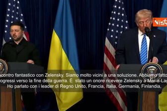 Trump: Incontro fantastico con Zelensky, siamo molto vicini a una soluzione in Ucraina