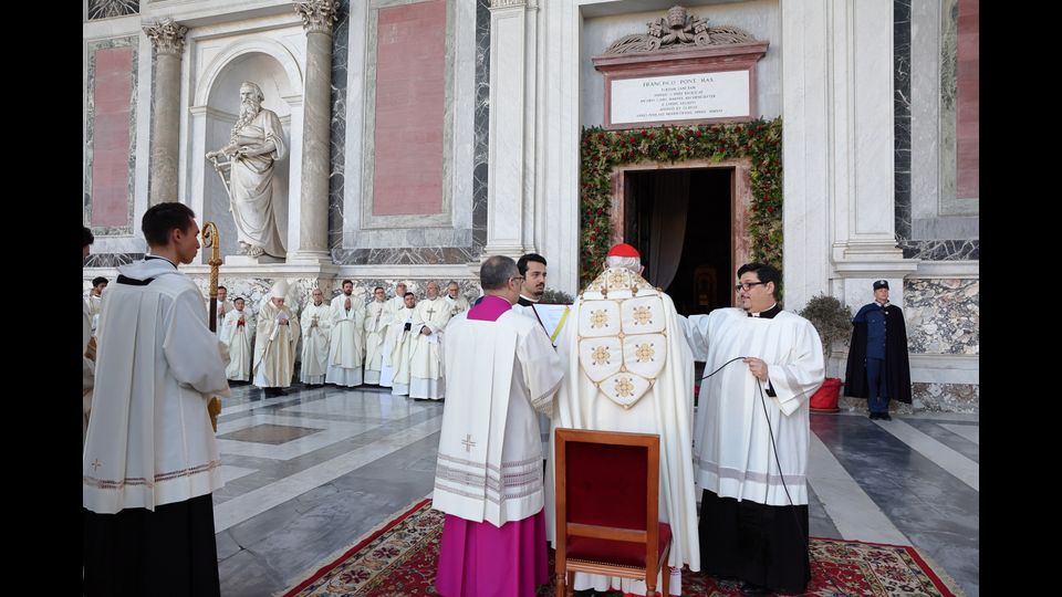 Si chiude la porta Santa a San Paolo fuori le Mura. Si chiude l'anno santo. 28/12/2025