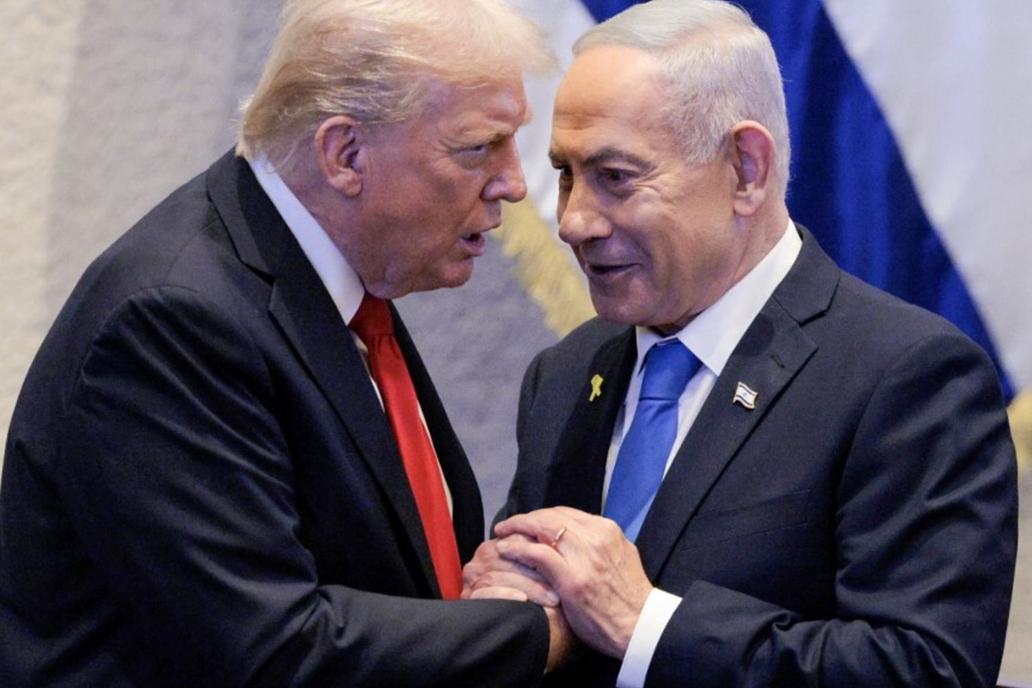 Il presidente degli Stati Uniti Donald Trump e il primo ministro israeliano Benjamin Netanyahu