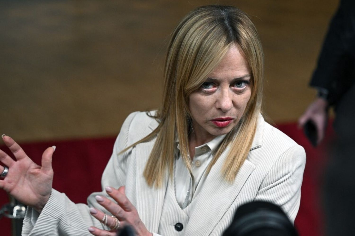 La premier Giorgia Meloni