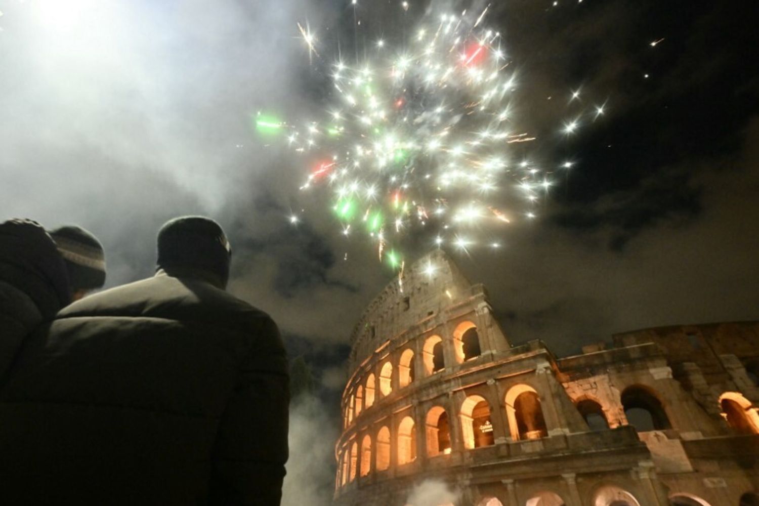 Fuochi d'artificio a Roma