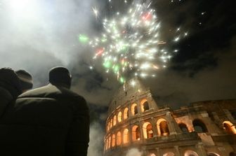 Fuochi d'artificio a Roma