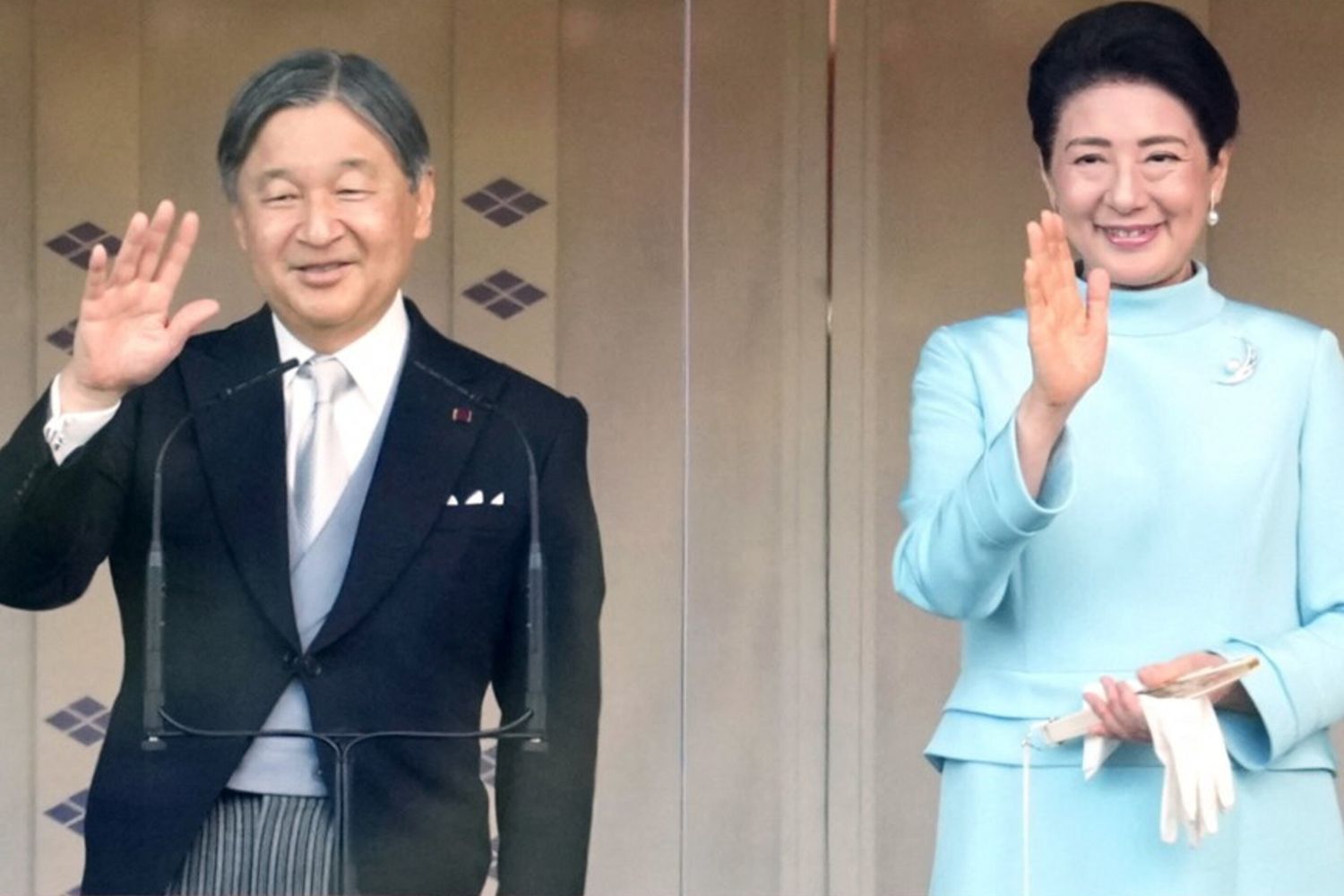 L'imperatore giapponese Naruhito e l'imperatrice Masako