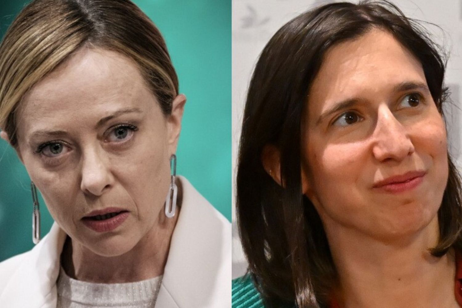 Giorgia Meloni - Elly Schlein