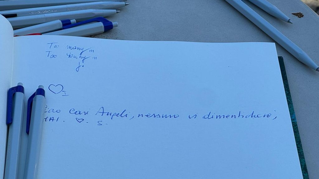 I messaggi per le vittime di Crans Montana