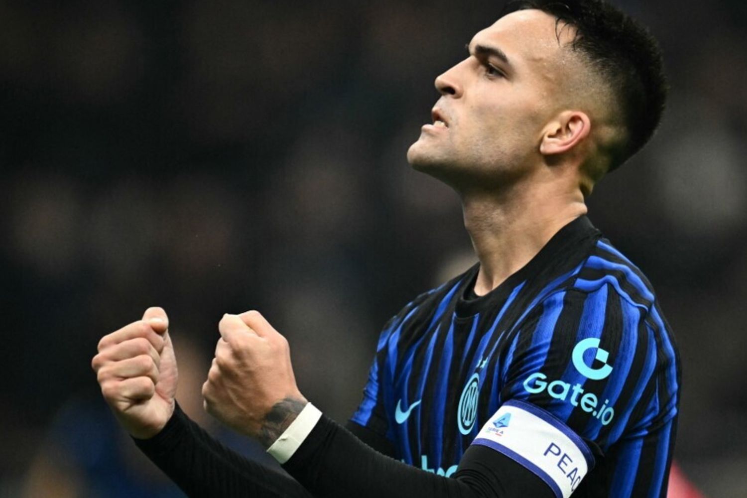 L'esultanza di Lautaro Martinez