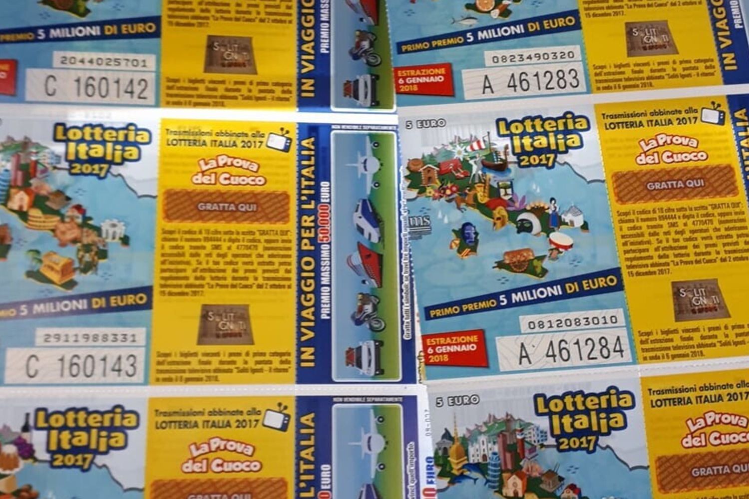 &nbsp;Biglietti Lotteria Italia