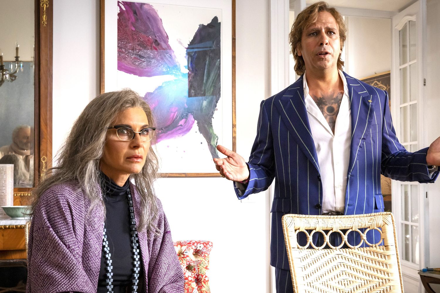 Checco Zalone e Martina Colombari in 'Buen Camino'